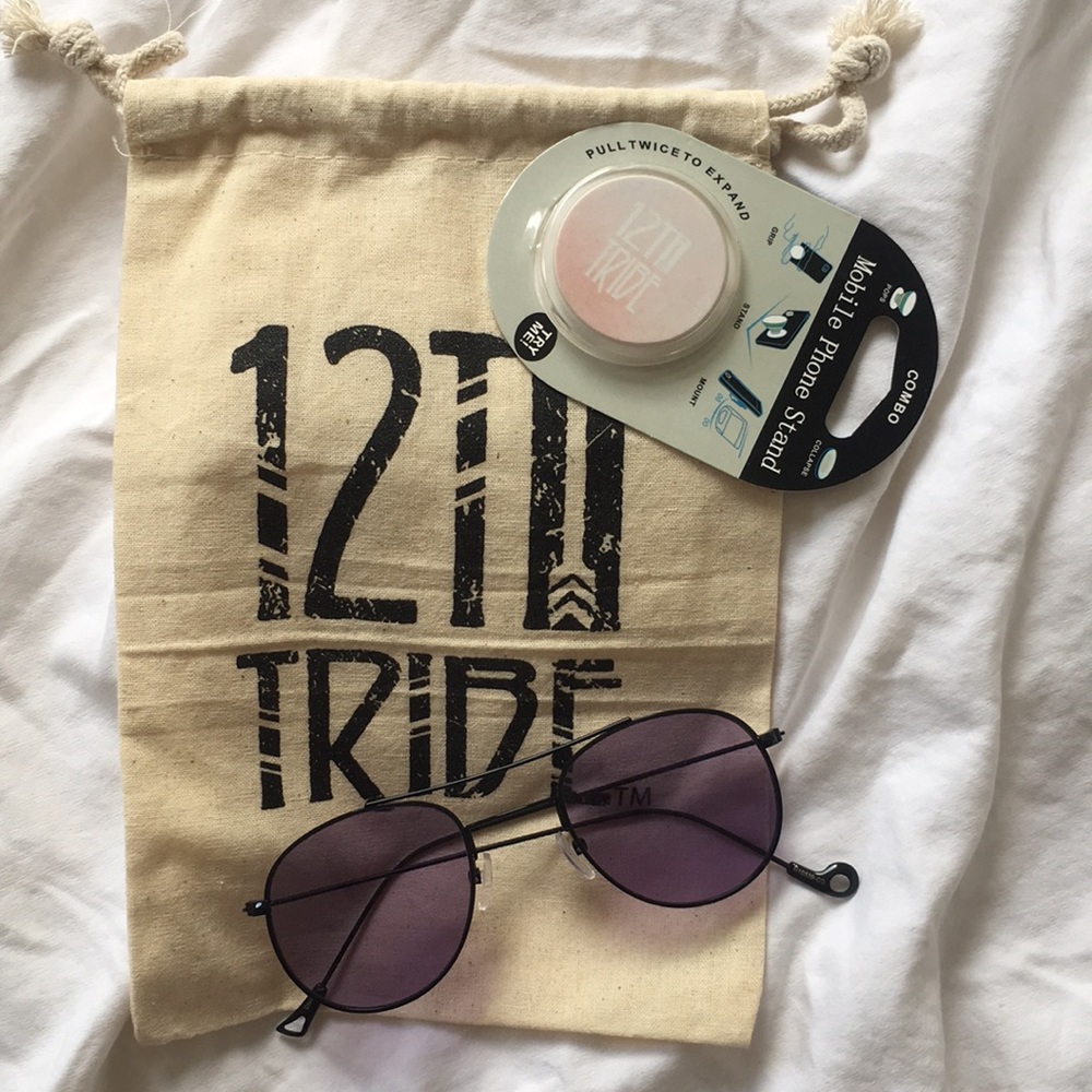12th tribe sunglasses and pop socket